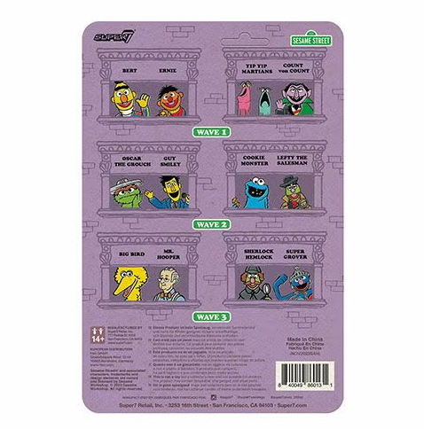 Sesame Street Big Bird ReAction 3.75-Inch Action Figure Series 3