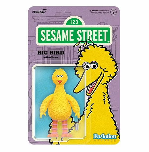Sesame Street Big Bird ReAction 3.75-Inch Action Figure Series 3