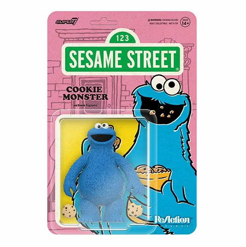 Sesame Street Cookie Monster ReAction 3.75-Inch Action Figure Series 2