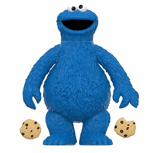 Sesame Street Cookie Monster ReAction 3.75-Inch Action Figure Series 2