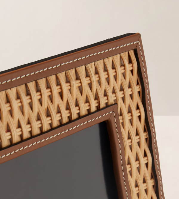 Ralph Lauren Home Bailey Woven Rattan Photo Frame