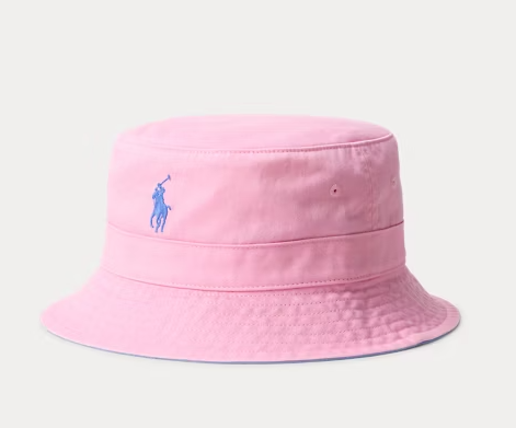 Polo Ralph Lauren Cotton Twill Bucket Hat with Signature Pony Embroidery