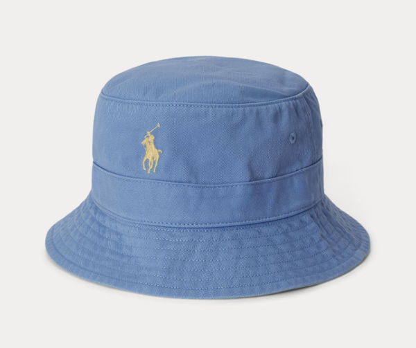 Polo Ralph Lauren Cotton Twill Bucket Hat with Signature Pony Embroidery