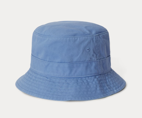 Polo Ralph Lauren Cotton Twill Bucket Hat with Signature Pony Embroidery