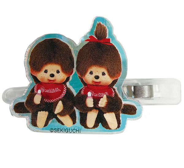 Monchhichi Aurora Acrylic Hair Clip Set – Friends Design 2 Pack Character