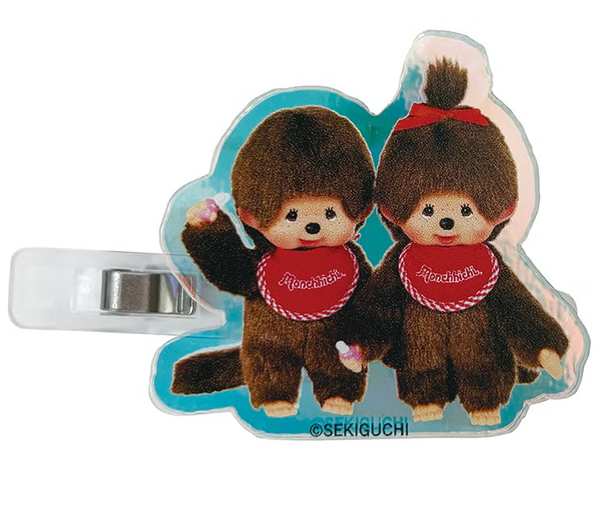 Monchhichi Aurora Acrylic Hair Clip Set – Friends Design 2 Pack Character