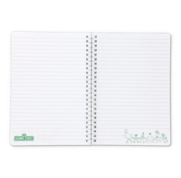 Sesame Street 55th Anniversary A5 Ring Notebook – White