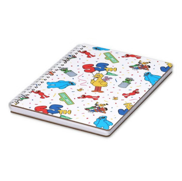 Sesame Street 55th Anniversary A5 Ring Notebook – White