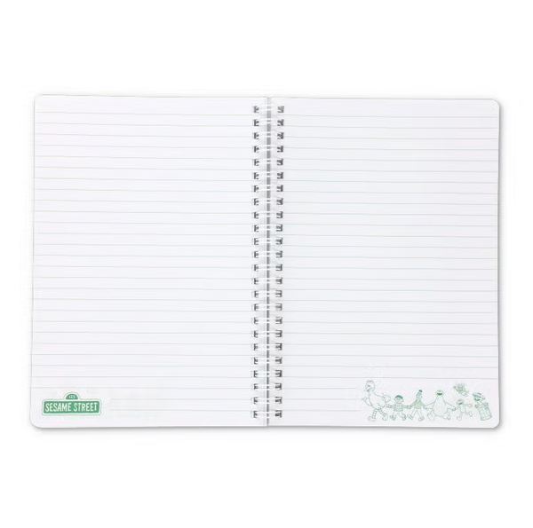 Sesame Street 55th Anniversary A5 Ring Notebook – Blue