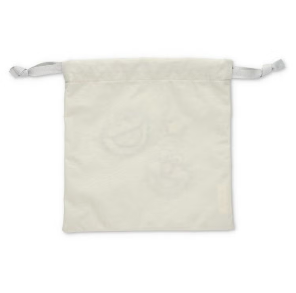 Sesame Street Embroidered Drawstring Pouch Gray