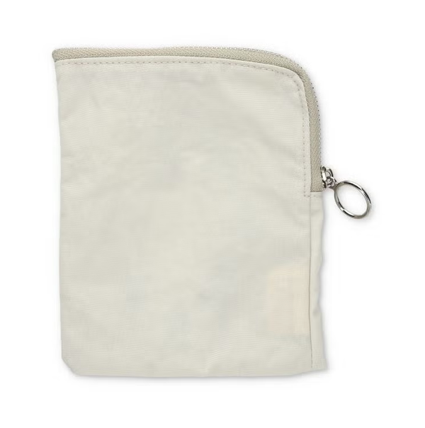 Sesame Street Embroidered Mini Flat Pouch Gray