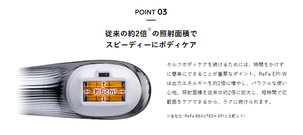 ReFa EPI W Hair Removal Device