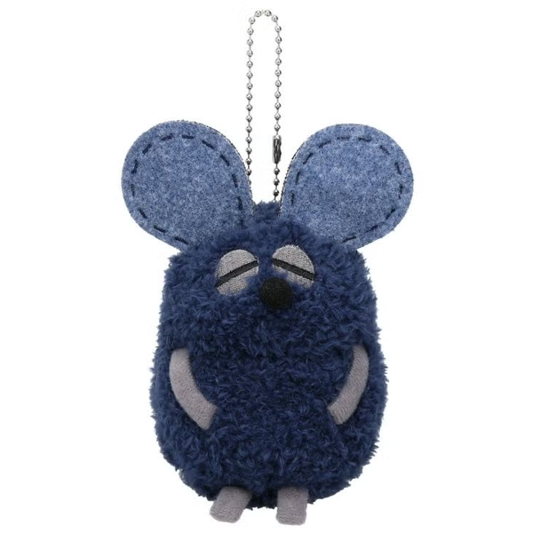 Leo Lionni Frederick Mascot Plush Keychain - Navy Mouse