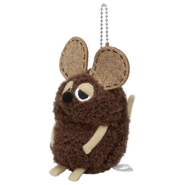 Leo Lionni Frederick Mascot Plush Keychain - Brown Mouse