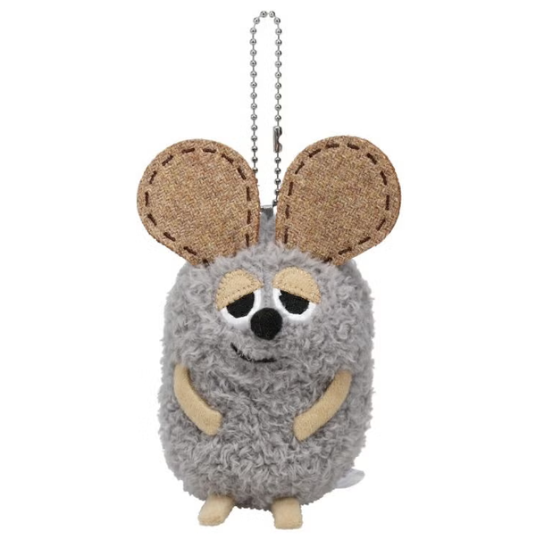 Leo Lionni Frederick Mascot Plush Keychain - Gray Mouse