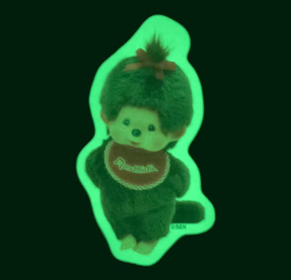 Monchhichi Glow in the Dark Sticker – Monchhichi Character Design