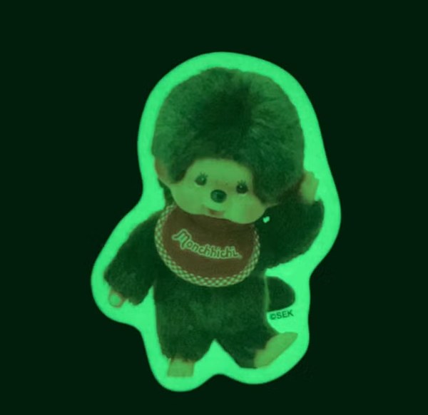 Monchhichi Glow in the Dark Sticker – Monchhichi Boy Design