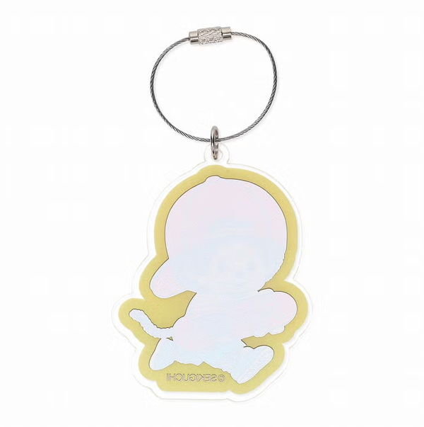 Monchhichi Retro Street Acrylic Ring Keychain