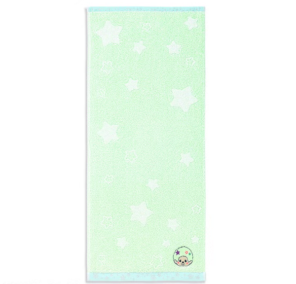 Monchhichi Kira Kira Star Cotton Face Towel – Green