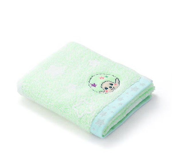 Monchhichi Kira Kira Star Cotton Face Towel – Green