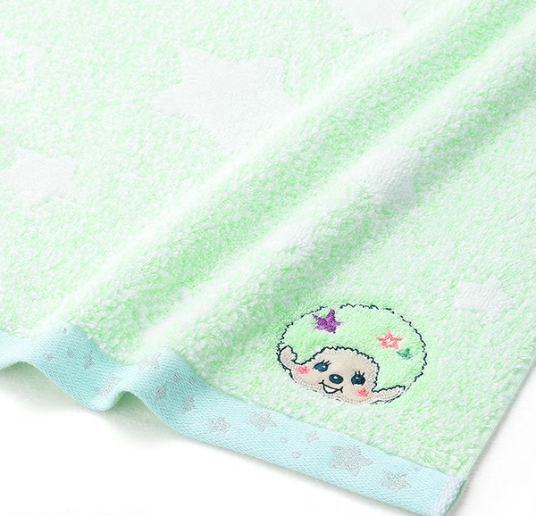 Monchhichi Kira Kira Star Cotton Face Towel – Green