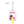 Load image into Gallery viewer, Monchhichi Candy Dome Keychain Pink
