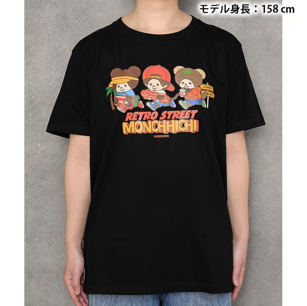 Monchhichi Retro Street Trio T-Shirt L Size
