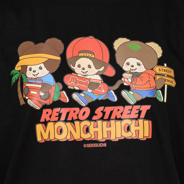 Monchhichi Retro Street Trio T-Shirt L Size
