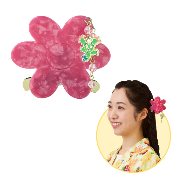 Pokemon Maractus Flower Hair Claw