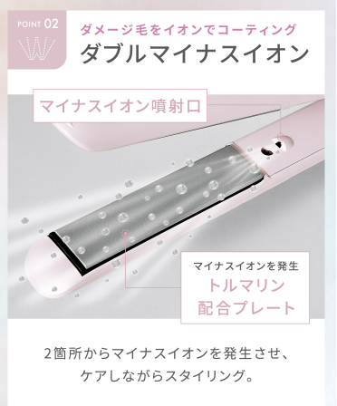 SALONIA Glossy Care Hair Straightener 24mm