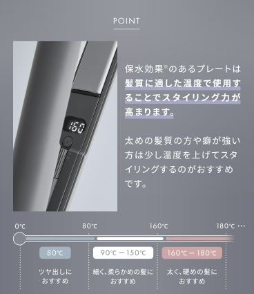 SALONIA Smooth Shine Hair Straightener 24mm