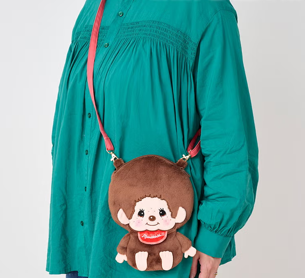 Monchhichi Plush Pochette Crossbody Bag
