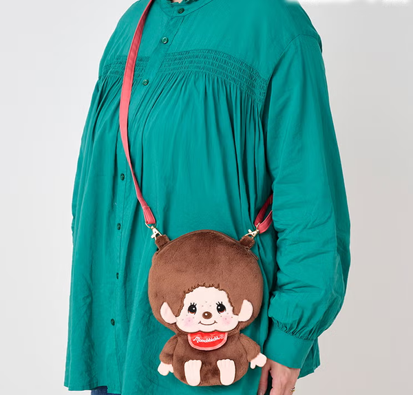 Monchhichi Plush Pochette Crossbody Bag