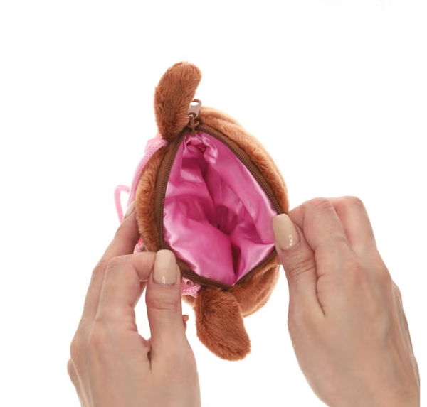 Monchhichi Babychichi Neck Pouch Plush Mini Bag