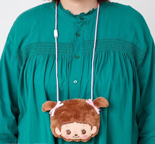 Monchhichi Babychichi Neck Pouch Plush Mini Bag