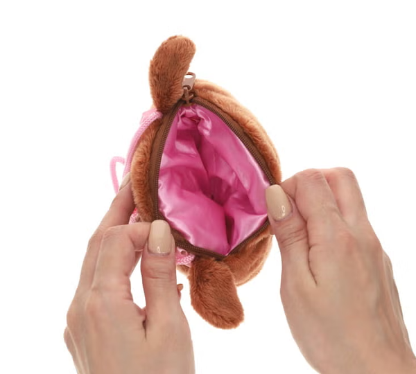 Monchhichi Babychichi Neck Pouch Plush Mini Bag