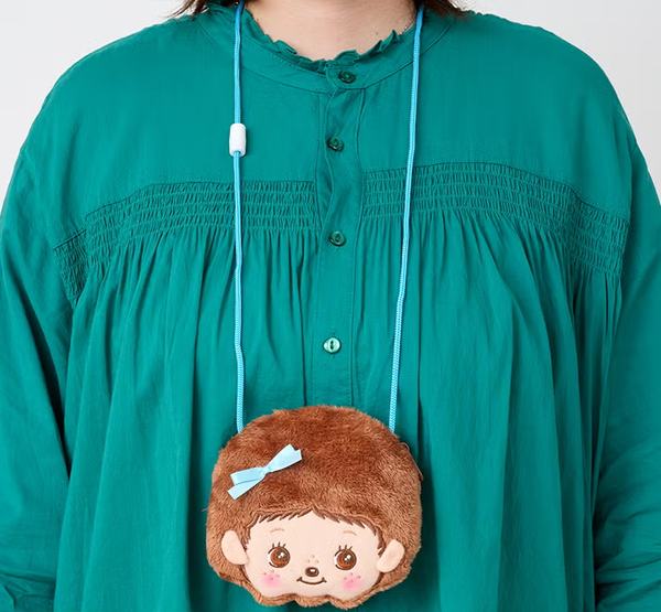 Monchhichi Babychichi Neck Pouch Plush Mini Bag