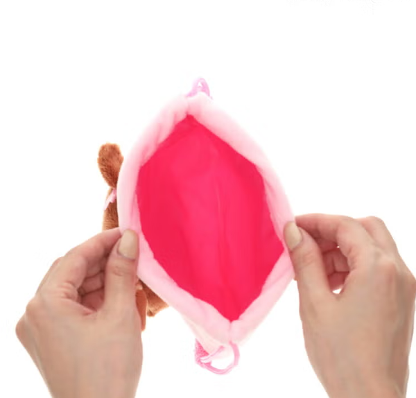 Monchhichi Babychichi Mascot Drawstring Pouch