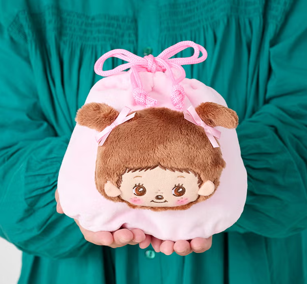 Monchhichi Babychichi Mascot Drawstring Pouch