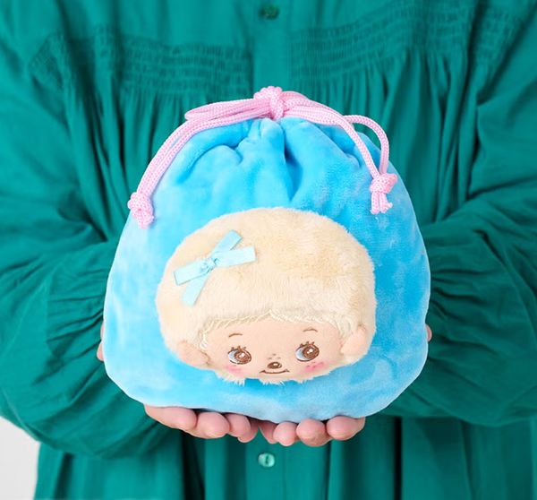 Monchhichi Babychichi Boy Sweet Color Mascot Drawstring Pouch