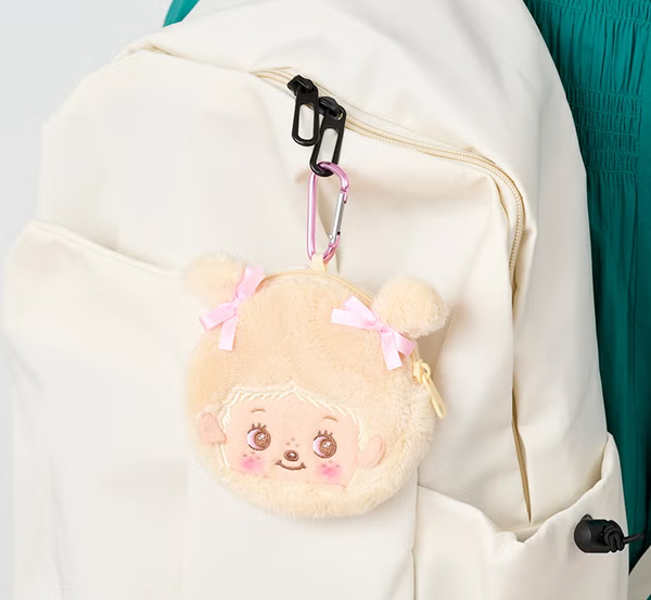 Monchhichi Babychichi Sweet Color Mini Pouch with Carabiner