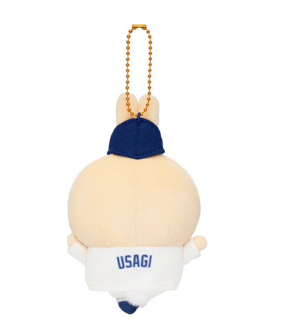 Chiikawa x MLB Tokyo Series 2025 Dodgers Mascot Plush Keychain 3 Piece Set