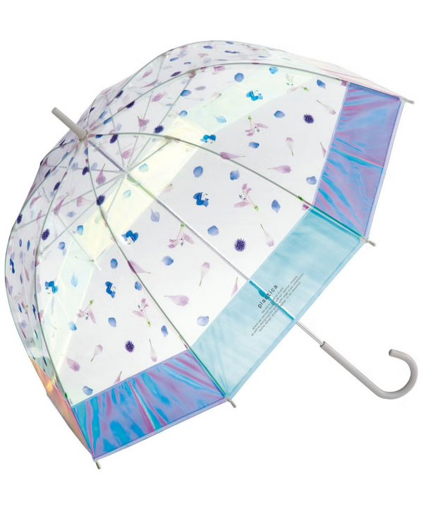 plantica×Wpc. Flower Shiny Plastic Umbrella