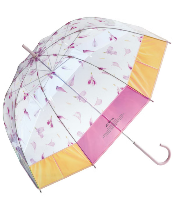 plantica×Wpc. Flower Shiny Plastic Umbrella