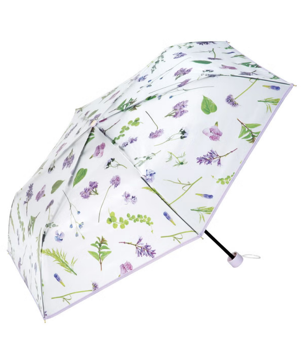 plantica×Wpc Flower Mini Foldable Vinyl Umbrella