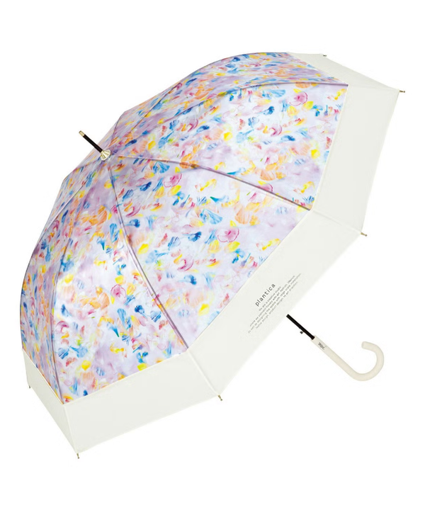 Plantica × Wpc Patchwork Flower Print Long Umbrella