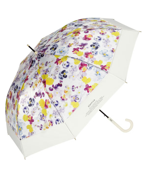 Plantica × Wpc Patchwork Flower Print Long Umbrella