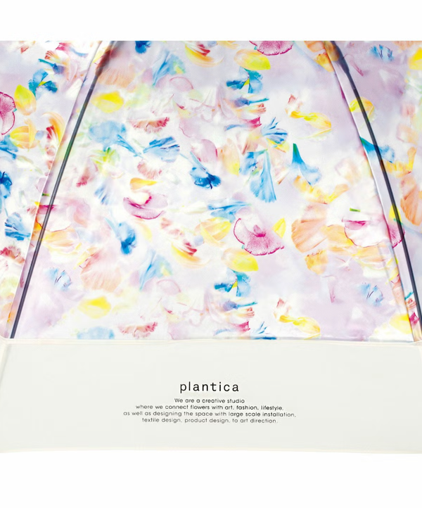 Plantica × Wpc Patchwork Flower Print Long Umbrella