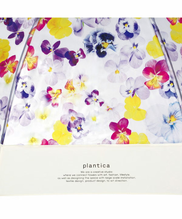 Plantica × Wpc Patchwork Flower Print Long Umbrella