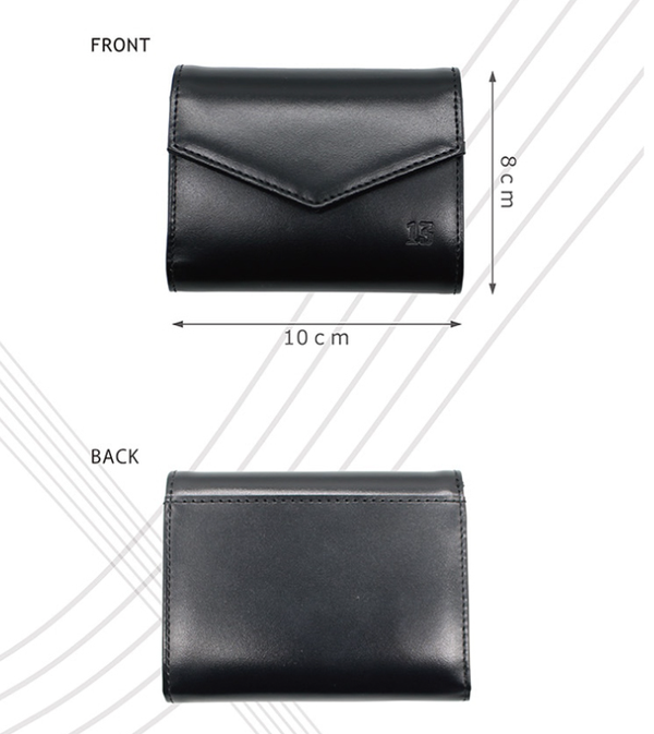 EVANGELION×NADAYA Quatre Mains Leather Trifold Wallet – Shinji & Kaworu Model 13 [Pre-order]